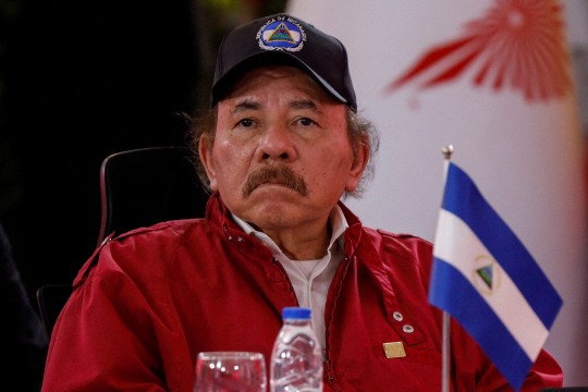 다니엘 오르테가 니카라과 대통령.로이터연합뉴스