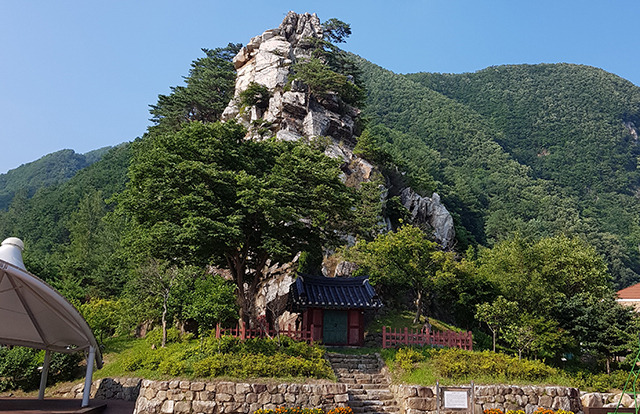 ▲영월군 상동읍 꼴뚜바위 전경. ⓒ프레시안