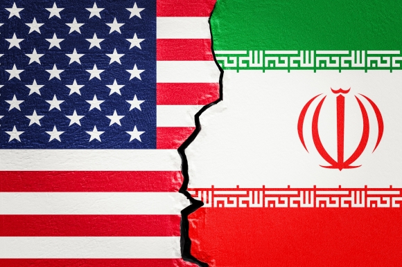 미국과 이란 국기 자료사진. 123rf.com