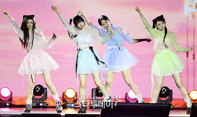 그룹 뉴진스. <강영국 기자>