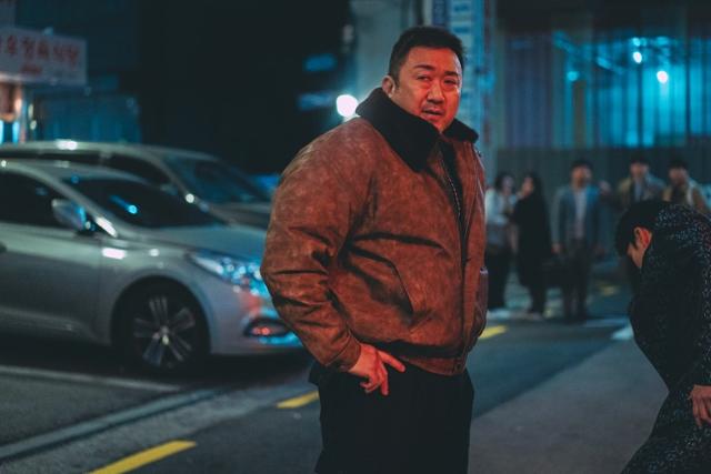 '범죄도시'의 제작자 겸 주연 배우 마동석. ;범죄도시4' 스틸컷