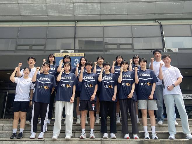 강병수 감독이 이끄는 U-18 여자농구 대표팀이 22일 강화훈련을 위해 소집됐다. 사진=대한민국농구협회