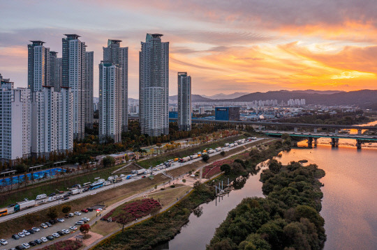 2023년 대덕구 사진 공모전 일반·드론 부문 최우수 수상작. 대전 대덕구 제공