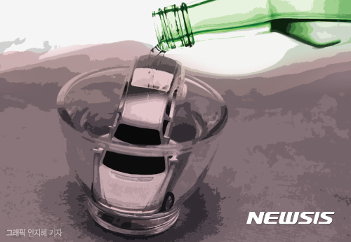 【서울=뉴시스】음주운전 전력이 있는 남성이 또다시 술을 마신 뒤 운전하다 경찰의 음주측정 요구를 세 차례 거부한 혐의로 벌금형을 선고받았다. 2024.05.23.