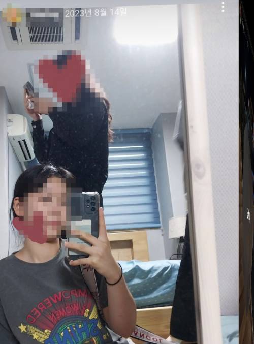 숨진 A양이 지난해 8월 자신의 SNS에 올린 사진. SNS 캡처