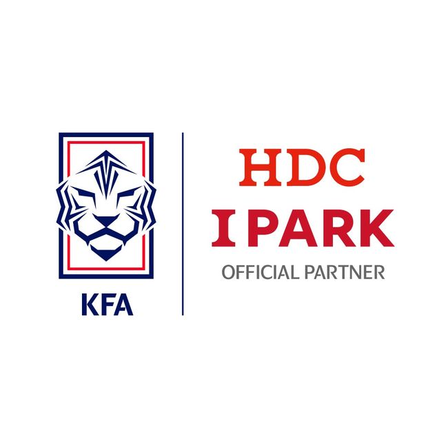 [사진] 대한축구협회 - HDC&HDC현대산업개발 로고