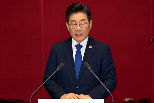 이재명 더불어민주당 대표. 세계일보&nbsp;자료사진