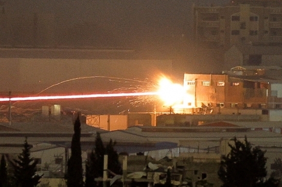 2024년 5월 11일 이스라엘군이 팔레스타인 가자지구의 한 주택가를 공습했다. 로이터 연합뉴스