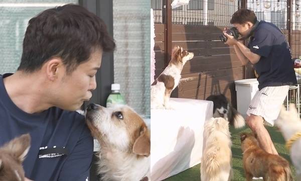 방송인 전현무가 유기견 구조 및 봉사 활동으로 인연을 맺은 귀여운 ‘무패밀리’와 시간을 보내는 모습이 공개된다. / 사진 = MBC