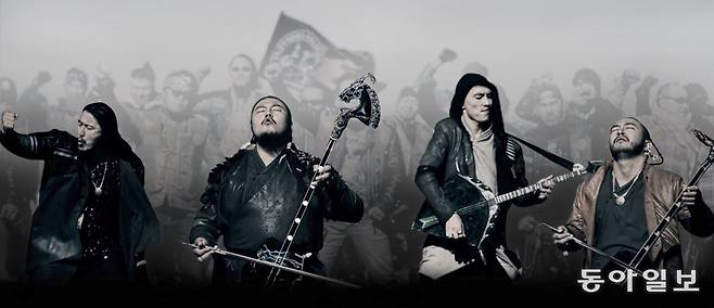 몽골을 대표하는록 밴드 ‘더 후.’  사진 출처 더 후 홈페이지