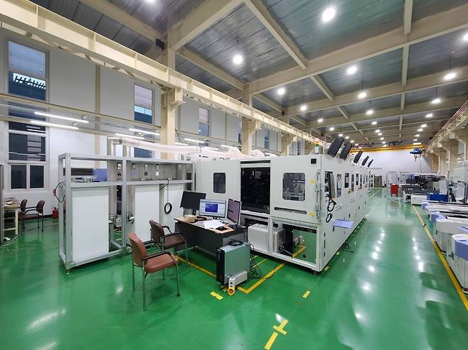 기가비스 공장 내부. 기가비스 제공