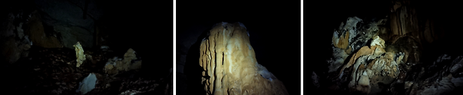 양초, 페가수스, 마리아 형상을 한 석순 / 사진=김혜성 여행+ 기자