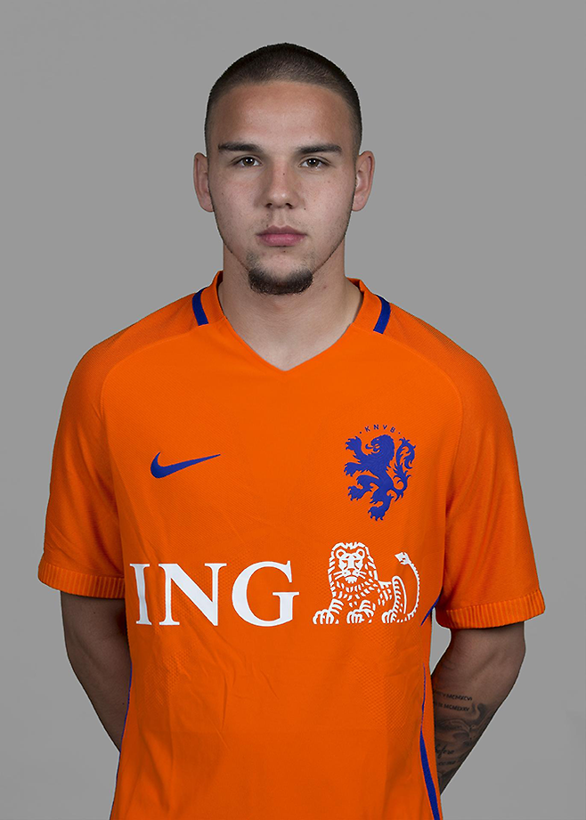 칼빈 로날트 페르동크 국가대표 프로필. 사진=네덜란드축구협회