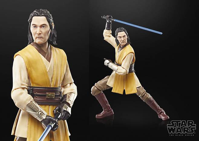 디즈니+의 스타워즈 오리지널 시리즈 애콜라이트(The Acolyte)에서 이정재가 맡은 마스터 솔 캐릭터를 피규어로 제작한 모습. [해즈브로ⓒ]