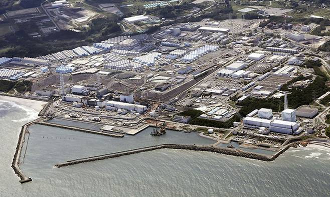 일본 후쿠시마 핵발전소 모습. AP연합뉴스