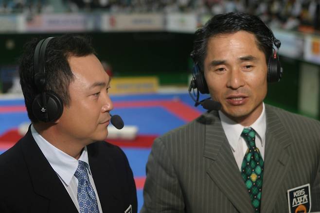 이론에도 박식한 정국현 교수는 올림픽 때마다 방송 해설위원으로도 활동했다. 정국현 교수 제공