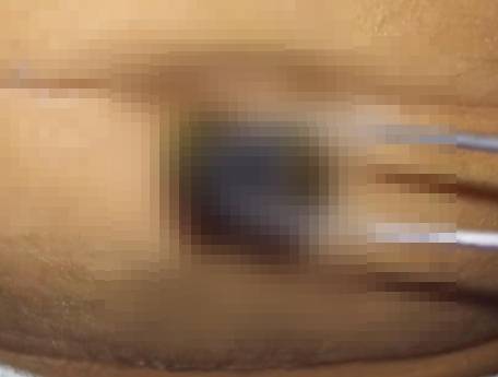 배꼽에서 나온 제석 / 사진= 틱톱 캡처