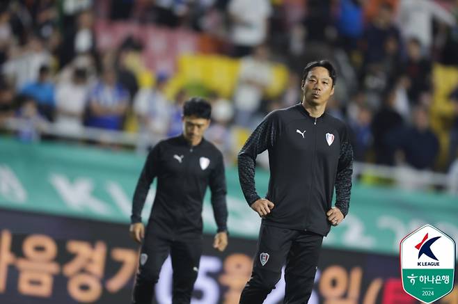 수원 삼성 감독직에서 자진 사퇴한 염기훈 감독. 사진=프로축구연맹