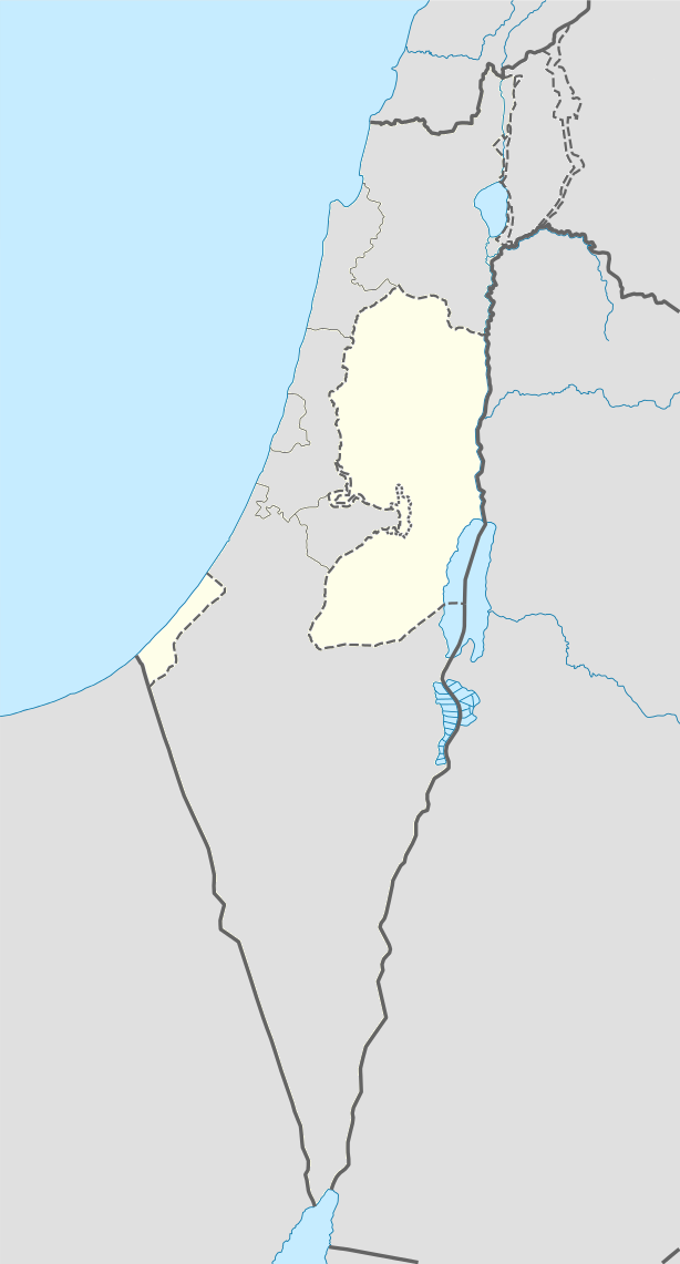 팔레스타인 측이 주장하는 자국 영토인 가자지구(왼쪽)와 요르단강 서안지구. 위키피디아