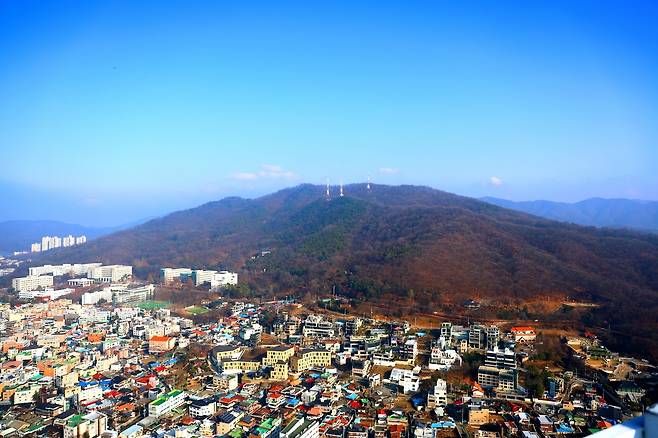 청주 우암산 전경.(시 제공)