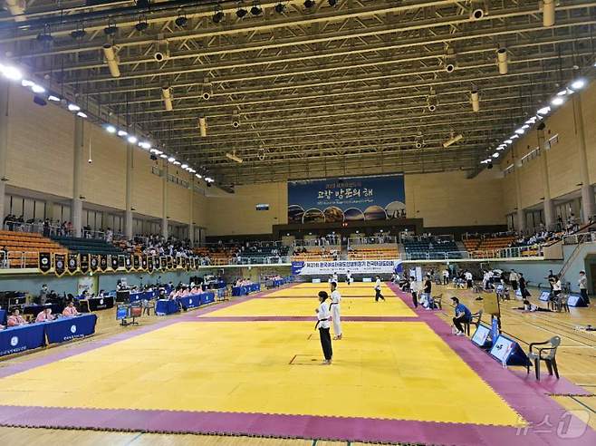 한국여성태권도연맹회장기 전국 태권도대회, 사진은 지난해 대회(고창군 제공)2024.5.28/뉴스1