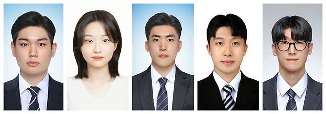 왼쪽부터 손건우, 윤유정, 전경락, 전형주, 지영수씨 *재판매 및 DB 금지