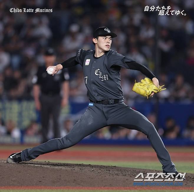 사사키는 올 시즌이 종료 후 메이저리그 진출을 계획하고 있다. 사진캡처=지바 롯데 마린즈 SNS