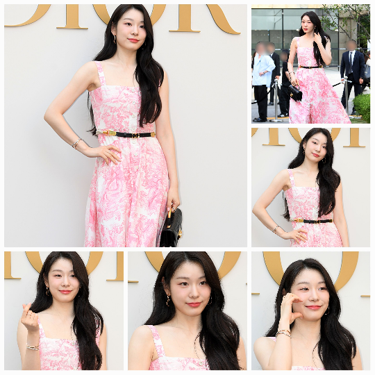 김연아 드레스는 클래식하면서도 로맨틱한 분위기를 자아냈다.사진=MK스포츠DB