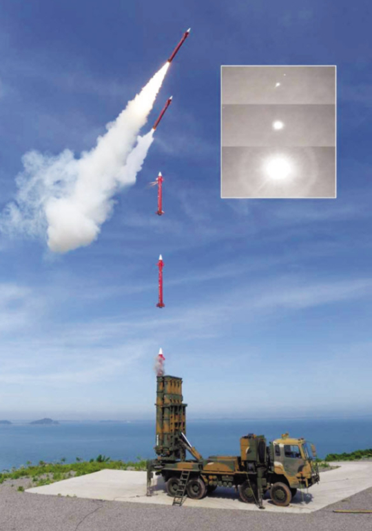 국산 탄도탄 요격미사일 체계인 '천궁-Ⅱ'(M-SAM2) 발사 장면. / 사진=머니투데이 DB