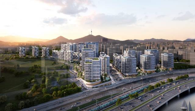 서울 용산구 보광동 360번지 한남 4구역 투시도. 사진제공=서울시