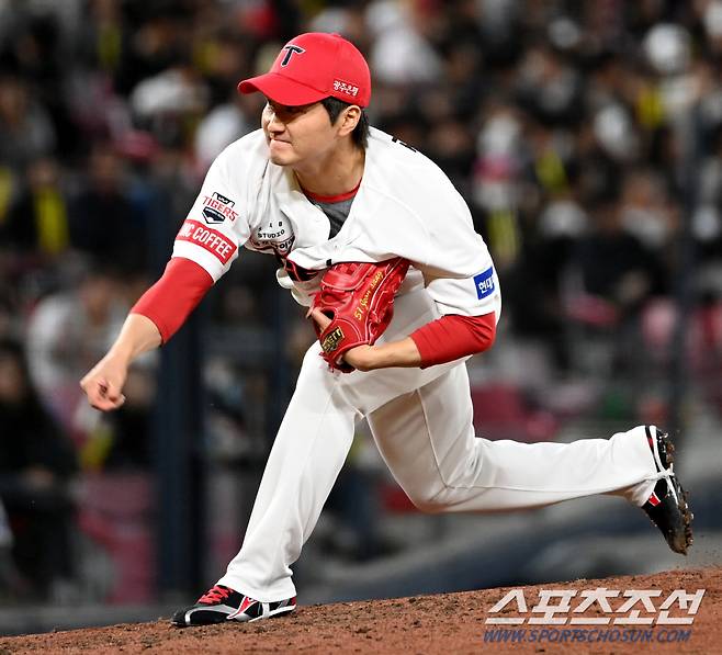 16일 광주KIA챔피언스필드에서 열린 두산과 KIA의 경기, KIA 전상현이 역투하고 있다. 광주=허상욱 기자wook@sportschosun.com/2024.05.16/