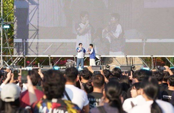 조선대 축제 행사장 모습 [이미지출처=조선대 총학생회 인스타그램]