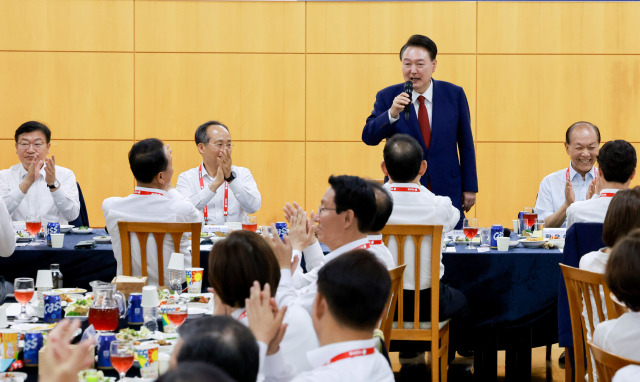 ▲윤석열 대통령이 30일 제22대 국민의힘 국회의원 워크숍에서 발언하고 있다. ⓒ연합뉴스