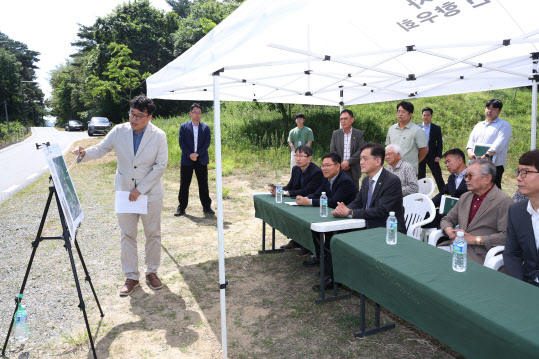 국민권익위원회가 31일 오전 전라남도 담양군 가사문학면 사무소에서 김태규 부위원장 주재로 현장조정회의를 개최했다(사진=권익위)