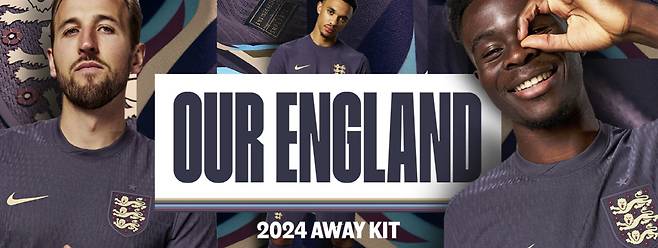 잉글랜드의 유로 2024 어웨이 유니폼. FA스토어 홈페이지 캡처