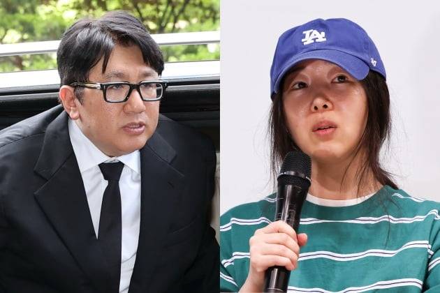 방시혁 하이브 의장, 민희진 어도어 대표 /사진=연합뉴스