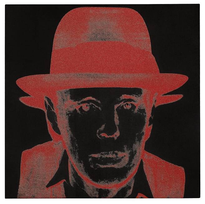 다이아몬드 가루를 사용한 실크스크린 작업 ‘Joseph Beuys (Diamond Dust)’ [타데우스 로팍]