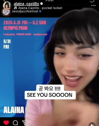 알레이나 카스티요 인스타그램