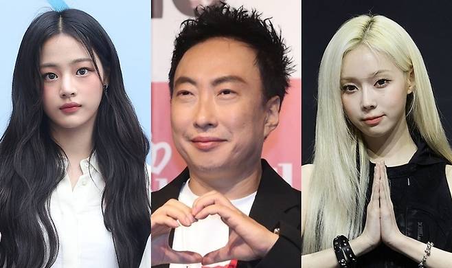 (왼) 뉴진스 민지. 박명수. 에스파 윈터. 연합뉴스