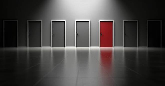 ▲낙관론과 비관론은 하나의 스펙트럼에 존재한다.