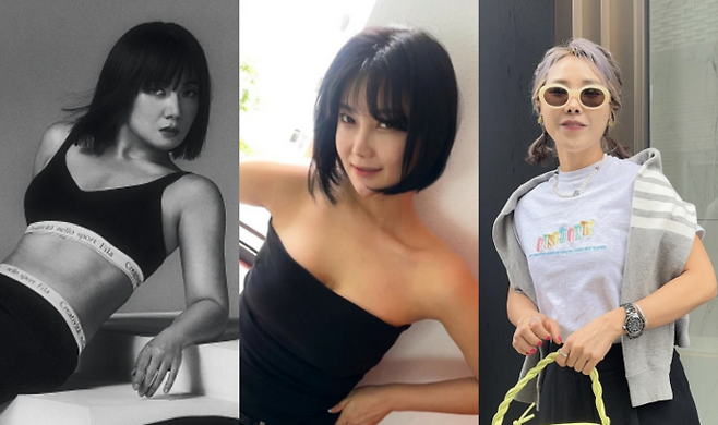 박나래. 솔비. 신봉선. 각 인스타그램 캡처