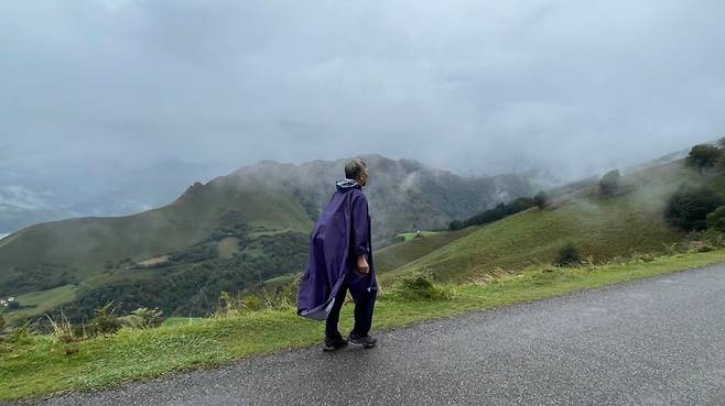 2022년 스페인 산티아고 순례길 800km를 33일에 걸쳐 완주했다. 이주희 씨 제공