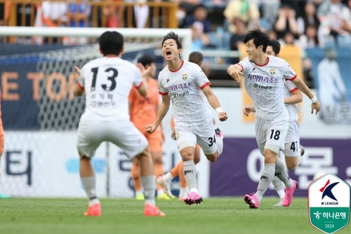 송준석, K리그 데뷔골 [한국프로축구연맹 제공. 재판매 및 DB 금지]