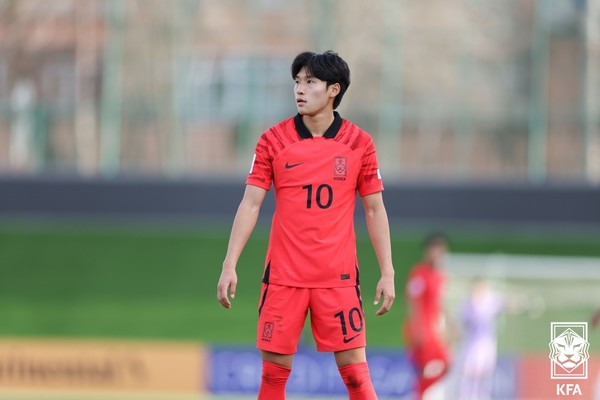 배준호(당시 U20 대표팀). 대한축구협회 제공