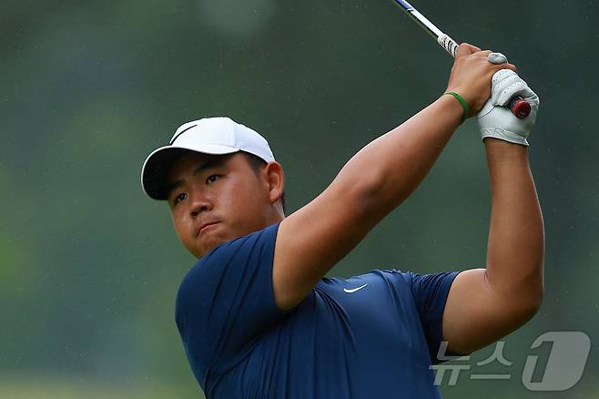 미국프로골프(PGA) 투어의 김주형. ⓒ AFP=뉴스1