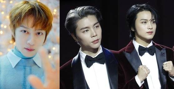 그룹 슈퍼주니어 김희철, NCT 쟈니, 해찬 (왼쪽부터), SM엔터테인먼트, 뉴스1
