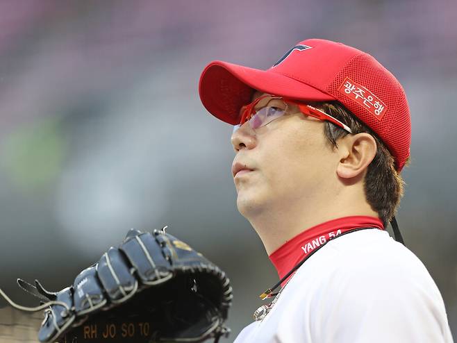 ▲ 6일 광주 롯데전에서 KBO리그 역대 두 번째 2000탈삼진 대업을 달성한 선수로 기록된 양현종 ⓒKIA타이거즈