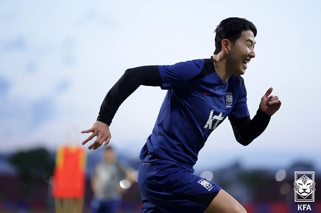 손흥민. /사진=대한축구협회(KFA) 제공