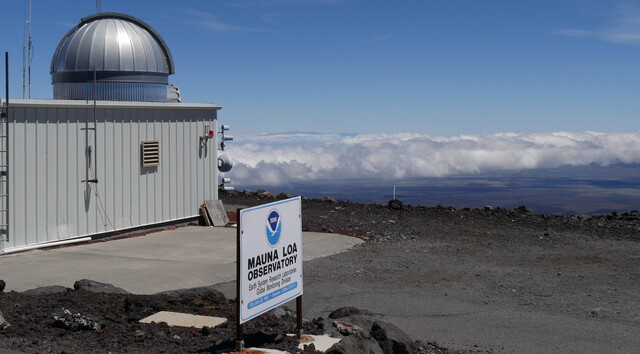 미국 해양대기청(NOAA·노아)에서 운영 중인 하와이 마우나 로아 대기 관측소. 노아 제공