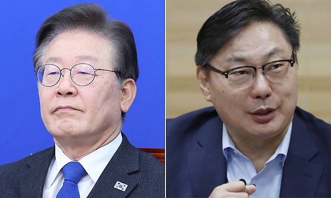 더불어민주당 이재명 대표와 이화영 전 경기도 평화부지사.